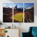 Chicago Bears Soldier Field Canvas Wall Art, NFL Stadium Panorama Print, Football Arena Photography for Sports Fans by MyGreatCanvas | Canvas Wall Art Prints | Photo Prints & Wall Decor