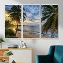 Mar Chiquita Beach Puerto Rico Canvas Wall Art, Manati Caribbean Coastal Photography Print, Tropical Ocean Sunset Decor by MyGreatCanvas | Canvas Wall Art Prints | Photo Prints & Wall Decor