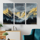 Abstract Mountain Wall Art Canvas Print Modern Landscape Painting Print