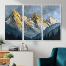 Abstract Mountain Wall Art Canvas Print Modern Landscape Painting Print