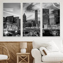 Black and White Atlanta Wall Art Canvas Print by MyGreatCanvas | Canvas Wall Art Prints | Photo Prints & Wall Decor