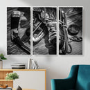 Old Pair of Mens Skates Wall Art Canvas, Men Skates Wall Art