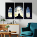 Women and Yoga Wall Art Canvas Print