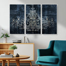 Dark Chandelier Wall Art Canvas Print by MyGreatCanvas | Canvas Wall Art Prints | Photo Prints & Wall Decor