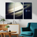 Framed Saturn Wall Art Canvas Print