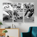 American Football Player Wall Art Canvas Print
