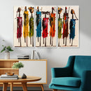 Abstract African Women Wall Art Canvas Print by MyGreatCanvas | Canvas Wall Art Prints | Photo Prints & Wall Decor