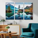 Crystal Clear Lake Wall Art | Mountains Wall Art Canvas | 3 by MyGreatCanvas | Canvas Wall Art Prints | Photo Prints & Wall Decor