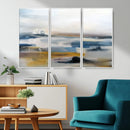 Abstract Landscape Wall Art Canvas | 3 Panel Modern Blue, by MyGreatCanvas | Canvas Wall Art Prints | Photo Prints & Wall Decor