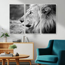 Lion Wall Art Canvas Print – Framed Majestic Wildlife by MyGreatCanvas | Canvas Wall Art Prints | Photo Prints & Wall Decor