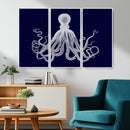 Blue Octopus Wall Art Canvas Print by MyGreatCanvas | Canvas Wall Art Prints | Photo Prints & Wall Decor