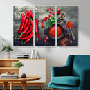 Red Pepper Kitchen and Restaurant Wall Wall Art, Red Pepper by MyGreatCanvas | Canvas Wall Art Prints | Photo Prints & Wall Decor