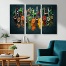 Colorful Spices Canvas Wall Art – Vibrant Kitchen Decor by MyGreatCanvas | Canvas Wall Art Prints | Photo Prints & Wall Decor
