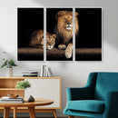 Lion Canvas Wall Art – Majestic Animal Print Artwork for by MyGreatCanvas | Canvas Wall Art Prints | Photo Prints & Wall Decor