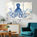 Octopus Canvas Wall Art | Coastal Marine Life Artwork for by MyGreatCanvas | Canvas Wall Art Prints | Photo Prints & Wall Decor