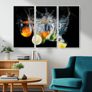 Kitchen Wall Art, Kitchen Fruits Art Canvas Print