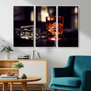 Whiskey and Cigar Canvas – Luxurious Wall Art for Home or
