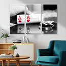 Aces Poker Art Poker Game Wall Art Canvas Print by MyGreatCanvas | Canvas Wall Art Prints | Photo Prints & Wall Decor