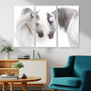 White Horse Wall Art Animal Canvas Print by MyGreatCanvas | Canvas Wall Art Prints | Photo Prints & Wall Decor
