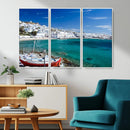 Santorini Wall Art Canvas Print