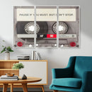 Music Cassette Iconic Wall Art Canvas Print by MyGreatCanvas | Canvas Wall Art Prints | Photo Prints & Wall Decor