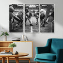 American Football Wall Art Canvas Print Framed Stadium Sport