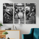 American Football Wall Art Canvas Print Framed Stadium Sport