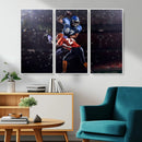 American Football Wall Art Canvas Print, Stadium Sport Wall