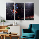 American Football Wall Art Canvas Print, Stadium Sport Wall