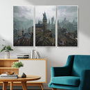 Disney Castle Wall Art Canvas Print, Living Kids Home Room