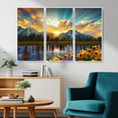 Grand Teton Park Sunrise Wall Art – Vibrant Landscape Canvas by MyGreatCanvas | Canvas Wall Art Prints | Photo Prints & Wall Decor