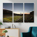 Oregon Ducks Football Team Print - Eugene Autzen Stadium