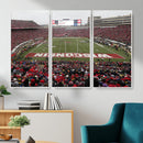 Wisconsin Badgers Team Print Canvas - Madison Camp Randall