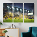 Columbus Crew Stadium Match Triple Canvas Wall Art - Dynamic