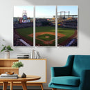 Colorado Rockies Coors Field Wall Art Canvas Print - MLB