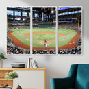 Texas Rangers Baseball Team Print - Arlington Globe Life