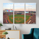 Cincinnati Reds Baseball Print Canvas- Cincinnati