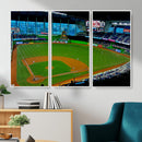 Miami Marlins Baseball Team Print - Miami LoanDepot Park