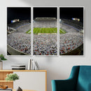 Beaver Stadium Night Game Triple Canvas Wall Art - Penn