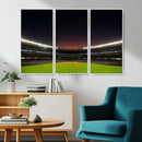 Yankee Stadium Night Game Triple Canvas, Yankee Stadium