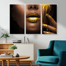 African American Art Black Woman Canvas Print, African Wall