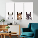 Horse Prints Set, Set of 3 Horse Wall Art, Horses Portraits, by MyGreatCanvas | Canvas Wall Art Prints | Photo Prints & Wall Decor
