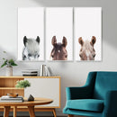Horse Wall Art - Minimalist Horse Triptych Wall Art – Modern by MyGreatCanvas | Canvas Wall Art Prints | Photo Prints & Wall Decor