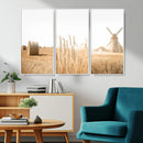 Vintage Farmhouse Triptych Wall Art – Giclée Canvas