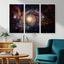 Nebula and Galaxies in Space Wall Art Canvas Print, Spiral