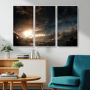 Avengers Planet Wall Art Canvas Print