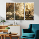 Zen Buddha Wall Art Canvas Print | Peaceful Meditation Decor