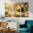 Golden Buddha Wall Art | Yoga Room Decor and Meditation Room by MyGreatCanvas | Canvas Wall Art Prints | Photo Prints & Wall Decor