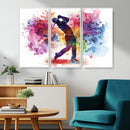 Colorful Golfer Swing Wall Art Canvas Print - Ready to Hang, by MyGreatCanvas | Canvas Wall Art Prints | Photo Prints & Wall Decor