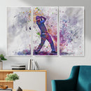 Watercolor Golf Swing Wall Art Canvas Print | Vibrant